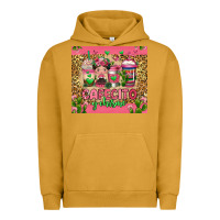 Pigment Peanut Butter cafecito y chisme coffee cups Urban Hoodie - Jasminsmagicworld