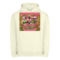 Pigment Pistachio cafecito y chisme coffee cups Urban Hoodie - Jasminsmagicworld