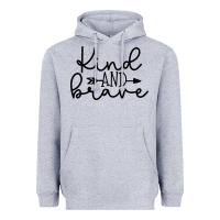 Heather Grey kind Heavyweight Hoodie - Unal Design