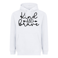 White kind Heavyweight Hoodie - Unal Design