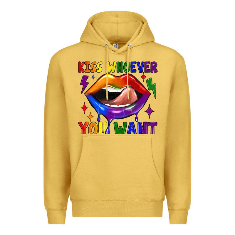 Kiss Whoever You Want Premium Hoodie by JahusDesignShop | Teevron
