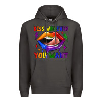 Smoke kiss whoever you want Premium Hoodie - JahusDesignShop
