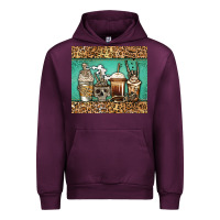 Mauve Wine skeleton coffee cups Urban Hoodie - Jasminsmagicworld