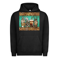 Pigment Black skeleton coffee cups Urban Hoodie - Jasminsmagicworld