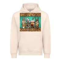 Sandshell skeleton coffee cups Urban Hoodie - Jasminsmagicworld