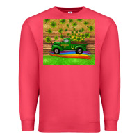 Cardinal st patricks day truck shamrock with rainbow tumbler Premium Sweatshirt - RanaPortraitStore