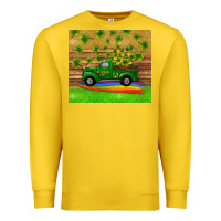 Lemon st patricks day truck shamrock with rainbow tumbler Premium Sweatshirt - RanaPortraitStore