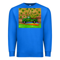 True Royal st patricks day truck shamrock with rainbow tumbler Premium Sweatshirt - RanaPortraitStore