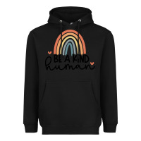 Black be a kind Heavyweight Hoodie - Unal Design
