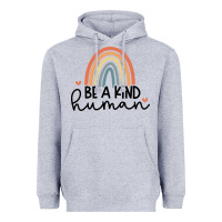 Heather Grey be a kind Heavyweight Hoodie - Unal Design