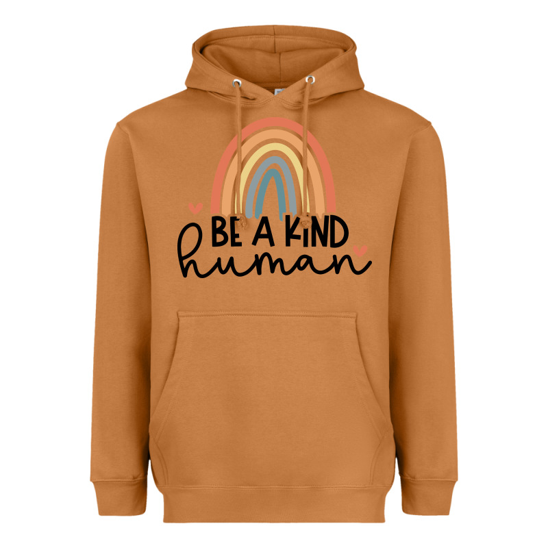 Be A Kind Heavyweight Hoodie by Unal Design | Teevron
