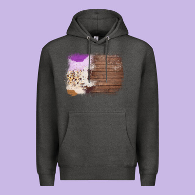Wood Cowhide Pattern Premium Hoodie Designed By Bettercallsaul