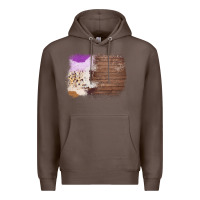 Coffee Wood Cowhide Pattern Premium Hoodie - Bettercallsaul