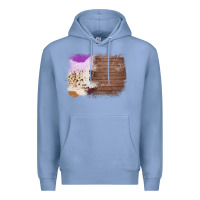 Colony Blue Wood Cowhide Pattern Premium Hoodie - Bettercallsaul