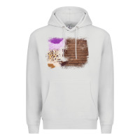 Dove Grey Wood Cowhide Pattern Premium Hoodie - Bettercallsaul