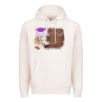 Pale Pink Wood Cowhide Pattern Premium Hoodie - Bettercallsaul