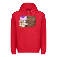 Red Wood Cowhide Pattern Premium Hoodie - Bettercallsaul