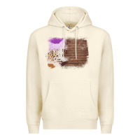 Sandshell Wood Cowhide Pattern Premium Hoodie - Bettercallsaul