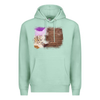 Seafoam Wood Cowhide Pattern Premium Hoodie - Bettercallsaul