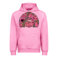 Fuchsia Pink pumpkin ribbon rainbow Urban Hoodie - JahusDesignShop