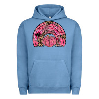 Pigment Pebble Blue pumpkin ribbon rainbow Urban Hoodie - JahusDesignShop
