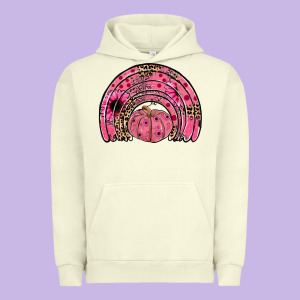 Pumpkin Ribbon Rainbow Urban Hoodie Designed By Jahusdesignshop