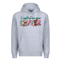 Heather Grey i could go for some coffee Premium Hoodie - AdoDesignShop