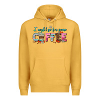 Mustard i could go for some coffee Premium Hoodie - AdoDesignShop