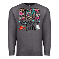 Charcoal Heather ekg tech Premium Sweatshirt - Zillion Design Studio