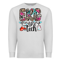 Dove Grey ekg tech Premium Sweatshirt - Zillion Design Studio