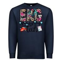 Navy ekg tech Premium Sweatshirt - Zillion Design Studio