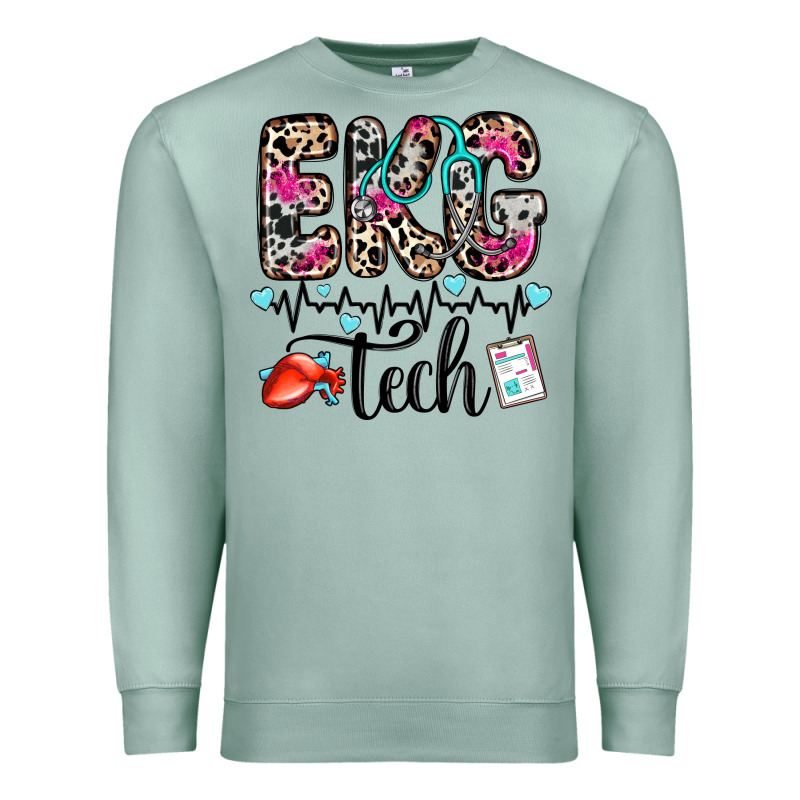 Ekg Tech Premium Sweatshirt by Zillion Design Studio | Teevron