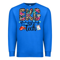 True Royal ekg tech Premium Sweatshirt - Zillion Design Studio