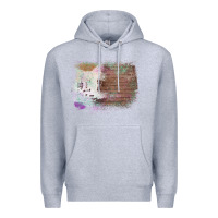 Heather Grey Cowhide Wood Glitter Pattern Premium Hoodie - Bettercallsaul
