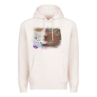 Pale Pink Cowhide Wood Glitter Pattern Premium Hoodie - Bettercallsaul
