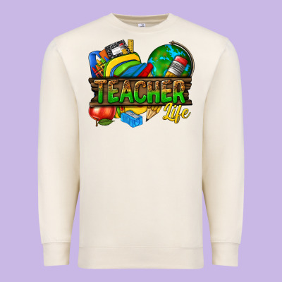 Premium Sweatshirt teacher life