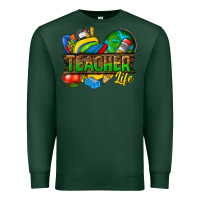 Sports Green teacher life Premium Sweatshirt - texasbilliewilder