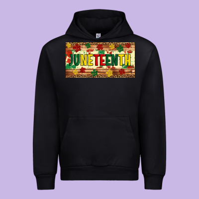 Juneteenth Licence Plate Template Urban Hoodie Designed By Artiststas