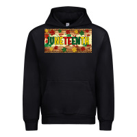 Black juneteenth licence plate template Urban Hoodie - Artiststas