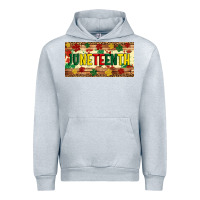 Heather Grey juneteenth licence plate template Urban Hoodie - Artiststas