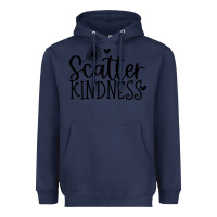 Navy kindness Heavyweight Hoodie - Unal Design