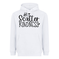 White kindness Heavyweight Hoodie - Unal Design