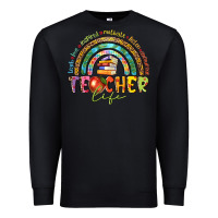 Black teacher life Premium Sweatshirt - texasbilliewilder