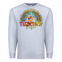 Heather Grey teacher life Premium Sweatshirt - texasbilliewilder