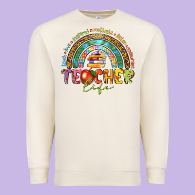 Premium Sweatshirt teacher life