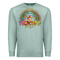 Seafoam teacher life Premium Sweatshirt - texasbilliewilder