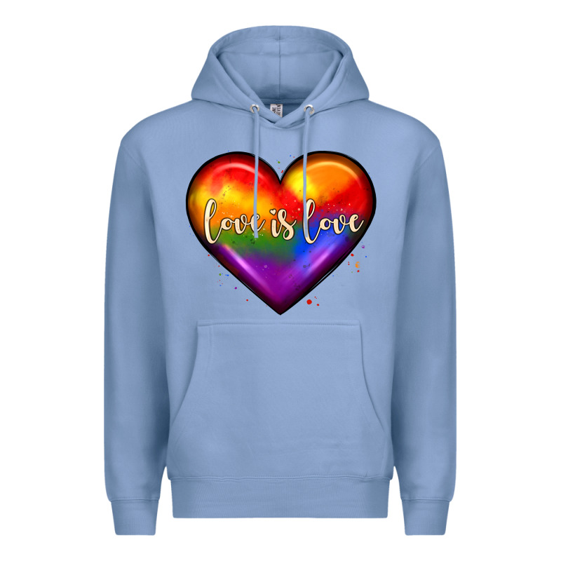 Love Is Love Heart Premium Hoodie by JahusDesignShop | Teevron