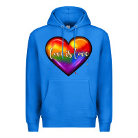 True Royal love is love heart Premium Hoodie - JahusDesignShop