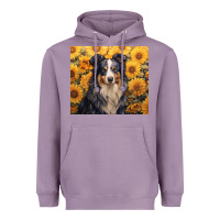 Lavender australian shepherd Heavyweight Hoodie - Unal Design