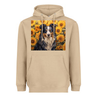 Mushroom australian shepherd Heavyweight Hoodie - Unal Design